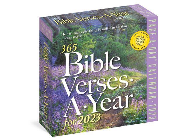 Workman Publishing, 365 Bible Verses-A-Year Color 2023 Page-A-Day Calendar