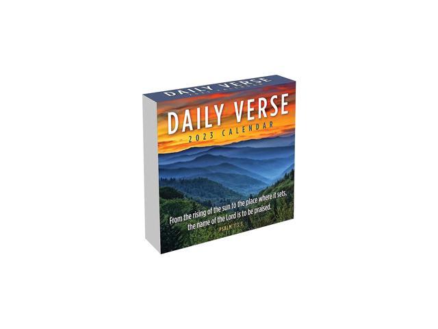 2023 TF Publishing Daily Verse 5.25"" x 5.25"" Day-to-Dday Calendar (BOX-23-3012