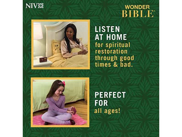 Bible NIV The Talking Audio Bible Player New International Version As Seen on TV