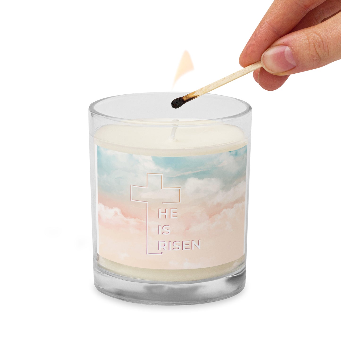 Easter soy wax candle