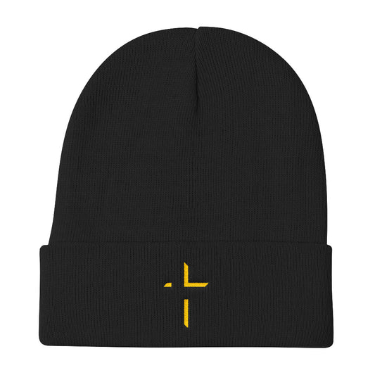 the Cross Knit Beanie