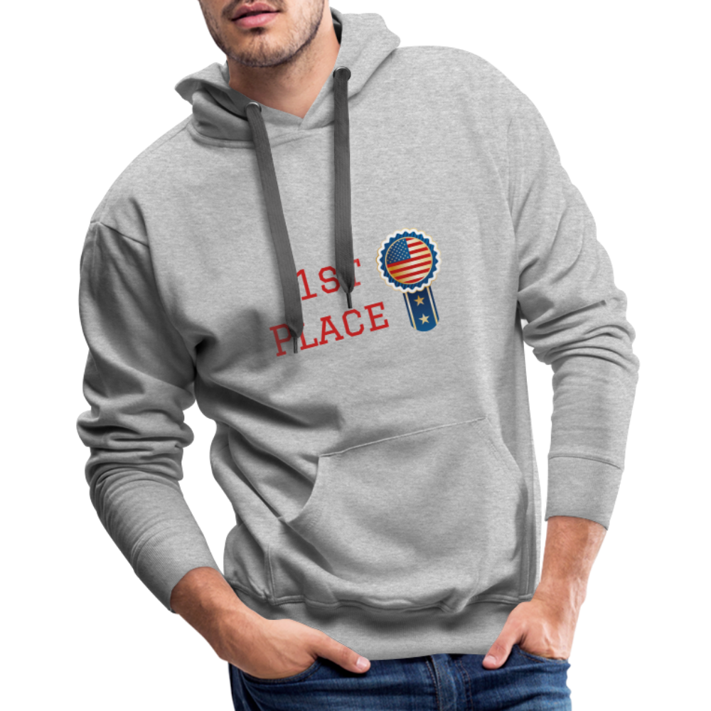 Men’s Premium Hoodie - heather grey