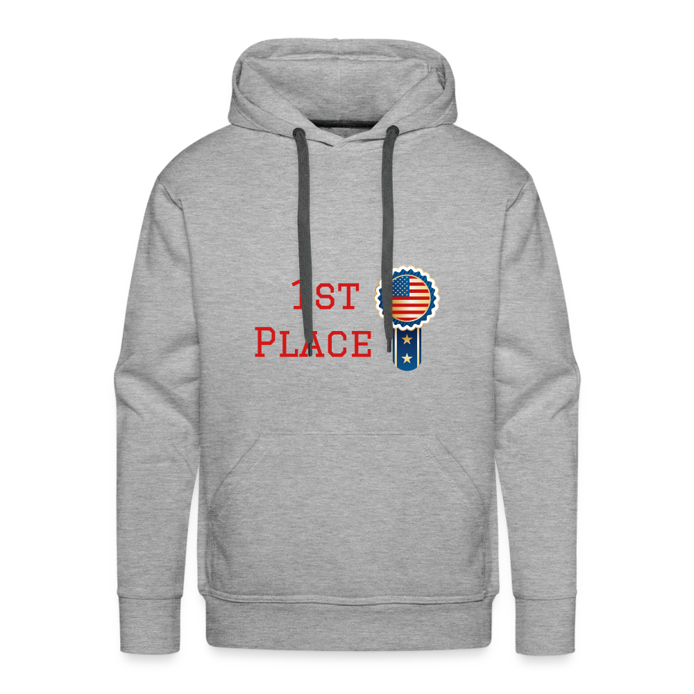 Men’s Premium Hoodie - heather grey