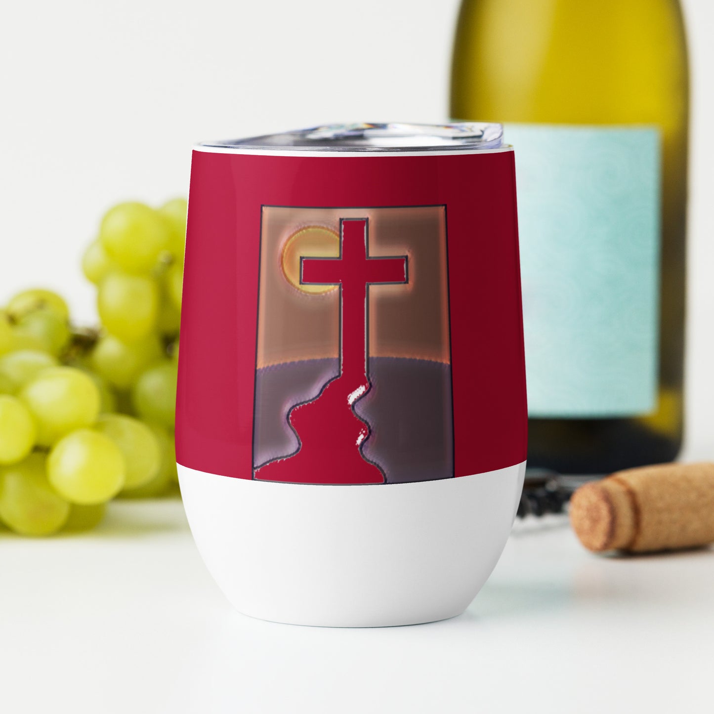 The Cross Wine tumbler